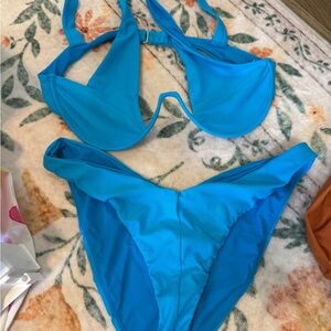 Blue Women's Swim Top